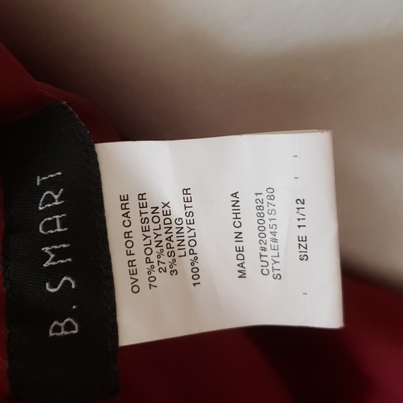 B Smart Dark Red Sequin Mermaid Gown - EUC - Picture 6 of 7